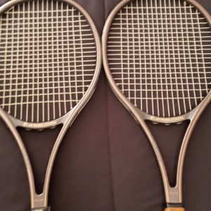 2 Wimbledon tennis rackets full size